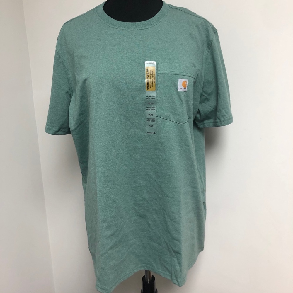 NWT Carhartt Womens Short Sleeve Pocket Shirt